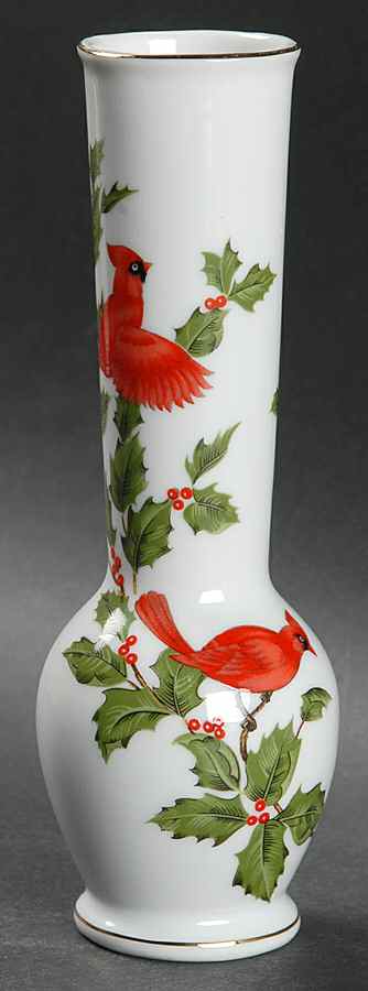 Cardinal 6" Bud Vase by Lefton-1
