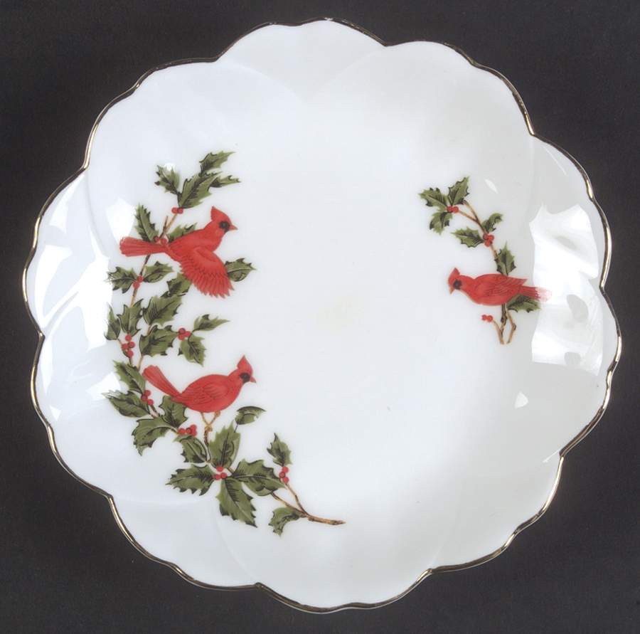 Cardinal Mint Dish by Lefton-1