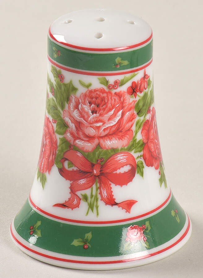 Christmas Rose Pepper Shaker by Lefton-1