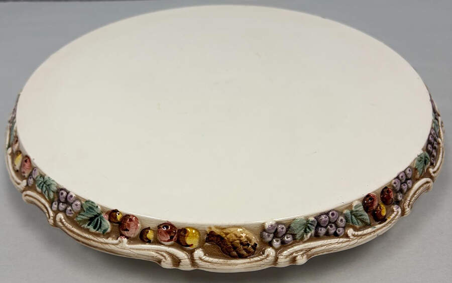 Della Robia Cake Plate by Lefton-1
