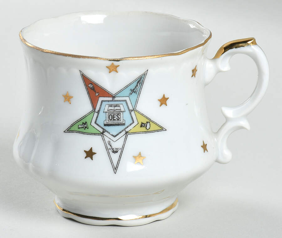 Eastern Star Footed Cup by Lefton-1