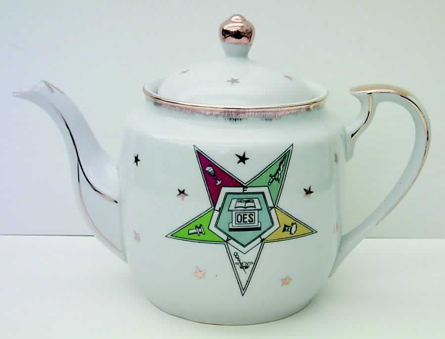 Eastern Star Mini Teapot & Lid by Lefton-1