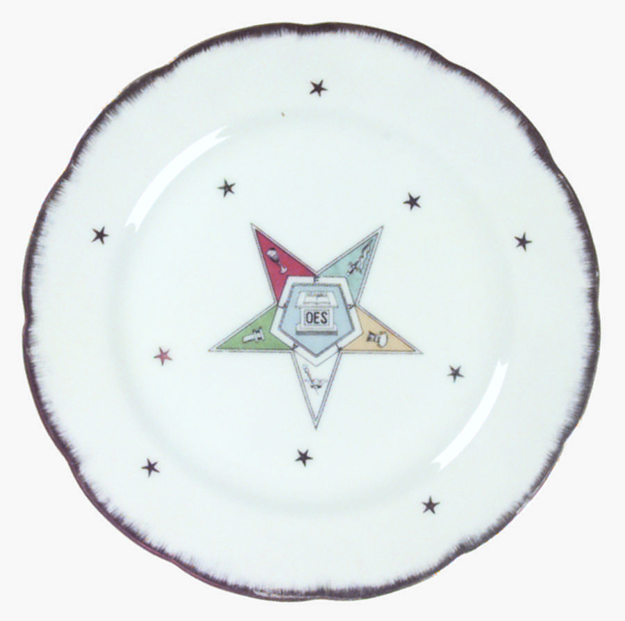 Eastern Star Salad Plate by Lefton-1