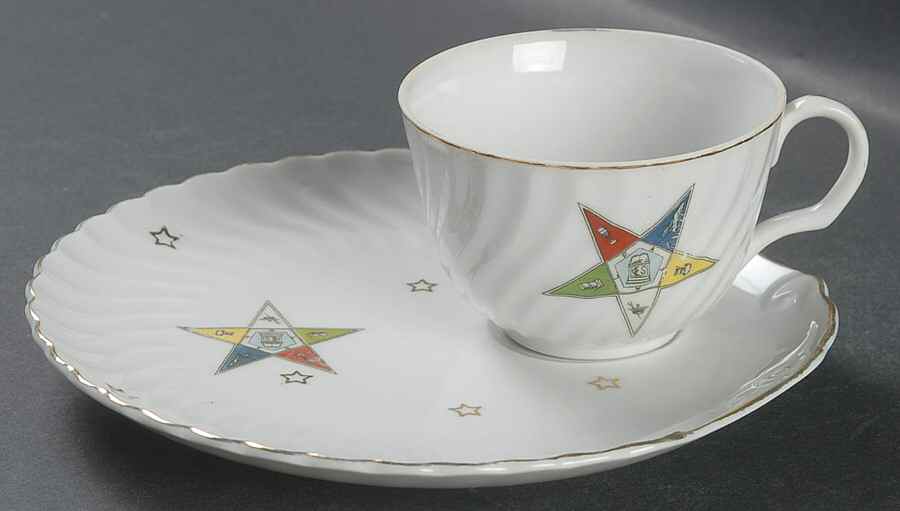 Eastern Star Snack Plate by Lefton-1