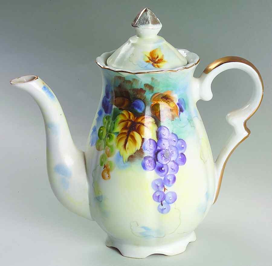 Festival Coffee Pot & Lid by Lefton-1