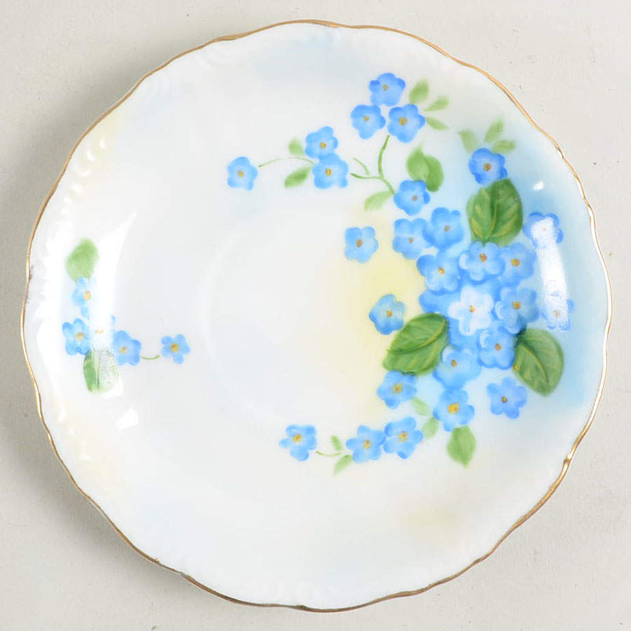 Forget Me Not Saucer by Lefton-1