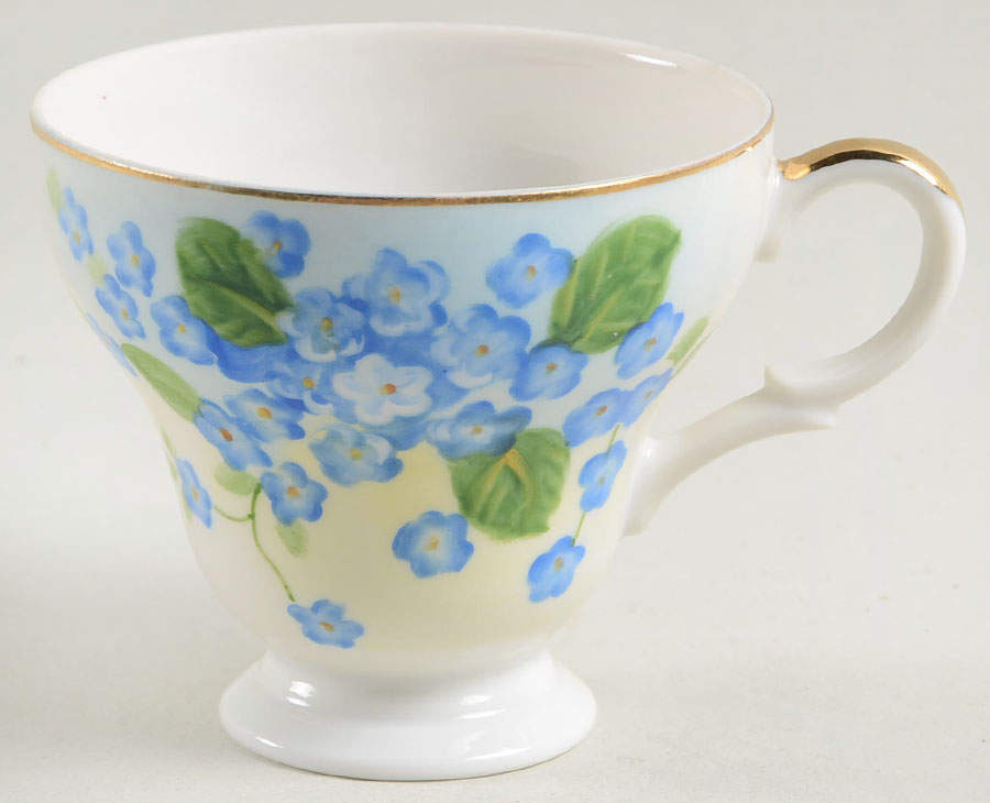 Forget Me Not Footed Cup by Lefton-1
