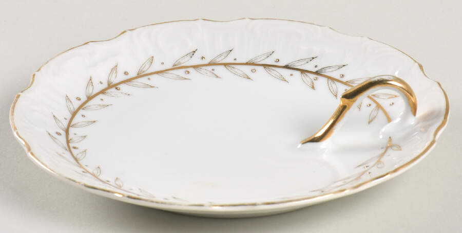 Golden Laurel Lemon Dish by Lefton-1