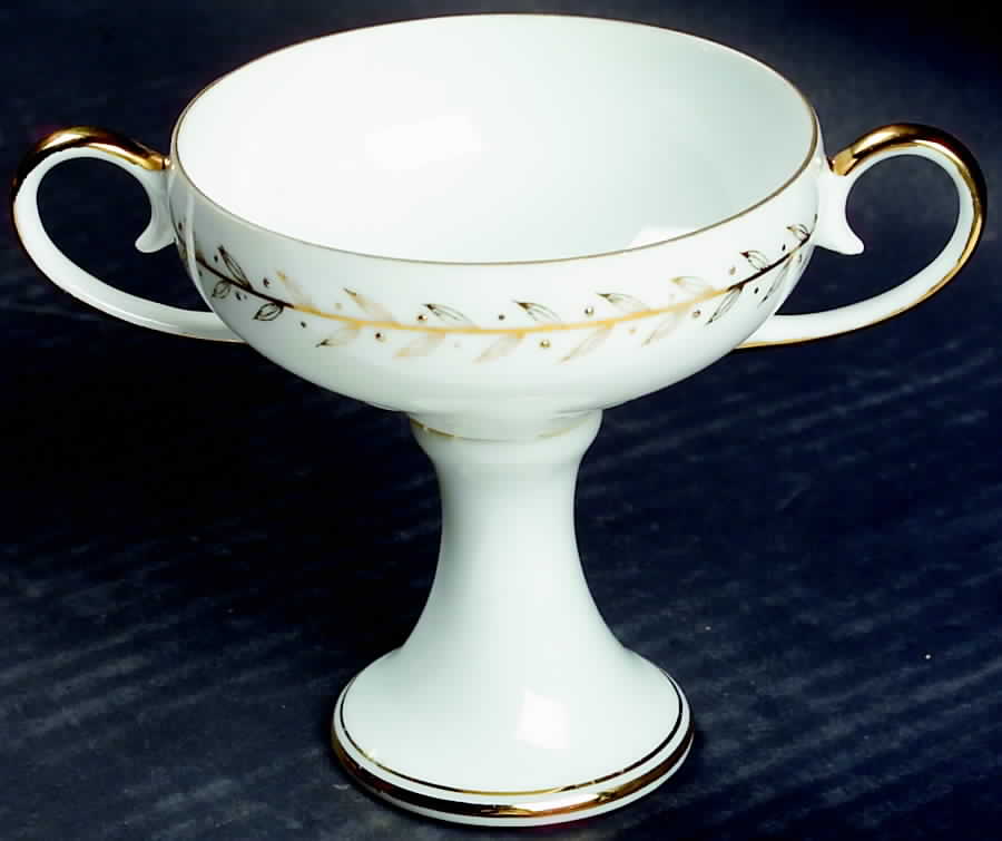 Golden Laurel China Sherbet by Lefton-1