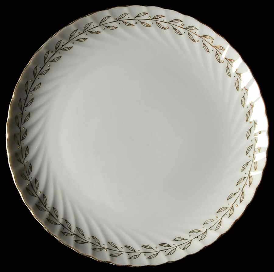 Golden Laurel Luncheon Plate by Lefton-1