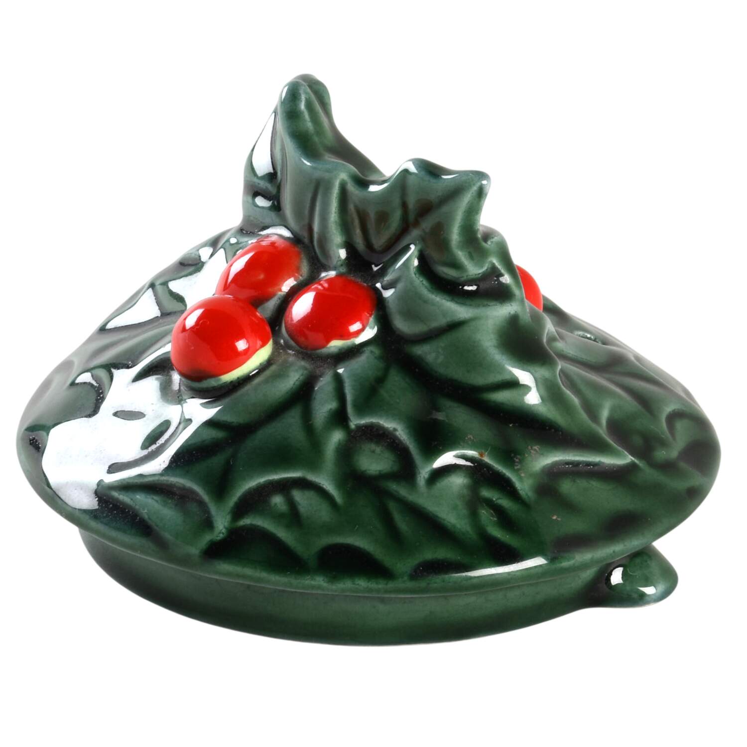 Green Holly Lid for Teapot by Lefton-1