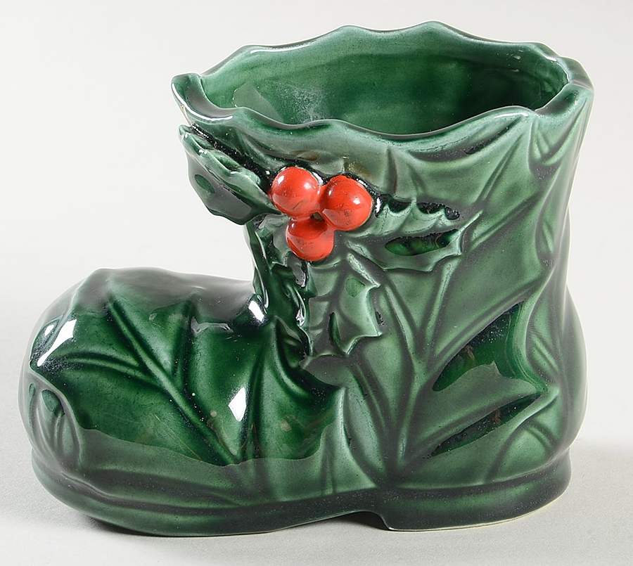Green Holly Small Planter by Lefton-1