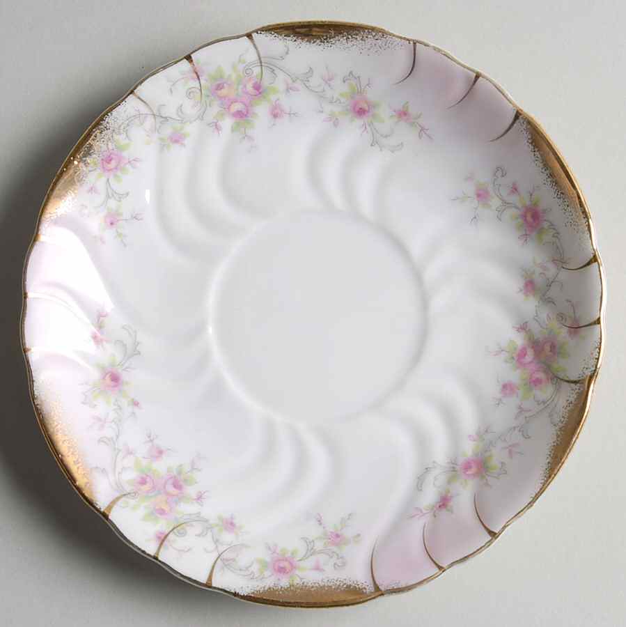 Heirloom Rose Saucer by Lefton-1
