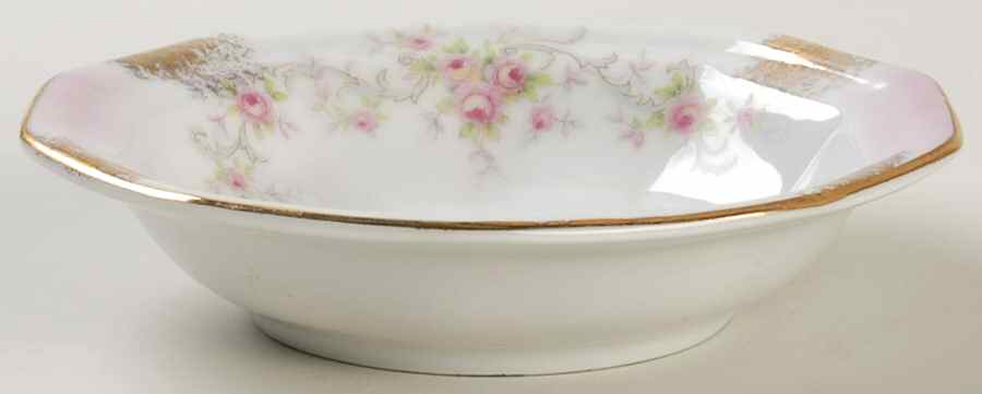 Heirloom Rose Fruit/Dessert (Sauce) Bowl by Lefton-1