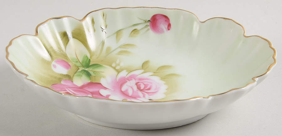 Heritage Green Mint Dish by Lefton-1