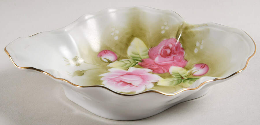 Heritage Green Bon Bon by Lefton-1