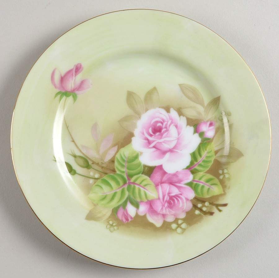 Heritage Green Salad Plate by Lefton-1