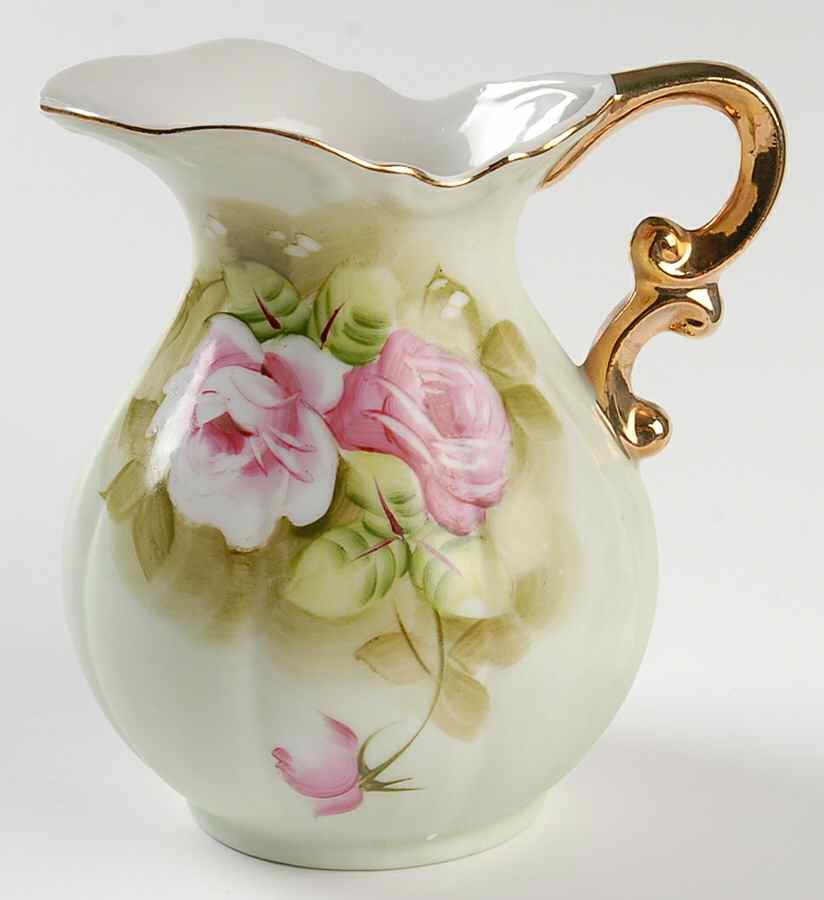 Heritage Green Pitcher 20 Oz (For Bowl Set) by Lefton-1