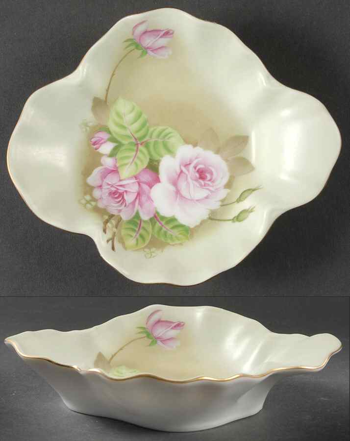 Heritage Green 6" Nappy by Lefton-1