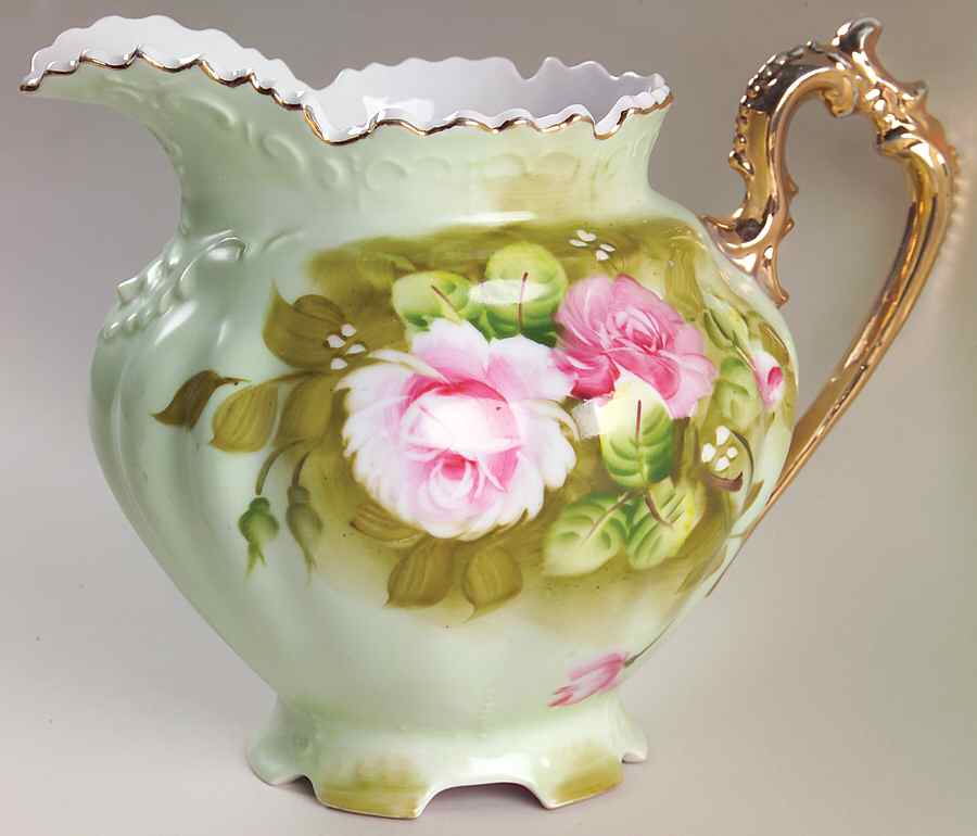 Heritage Green 40 Oz Pitcher by Lefton-1