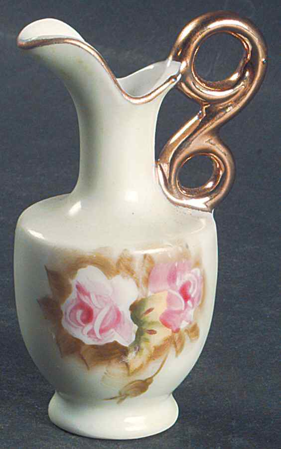 Heritage Green Mini Pitcher and Bowl Set, Pitcher Only by Lefton-1