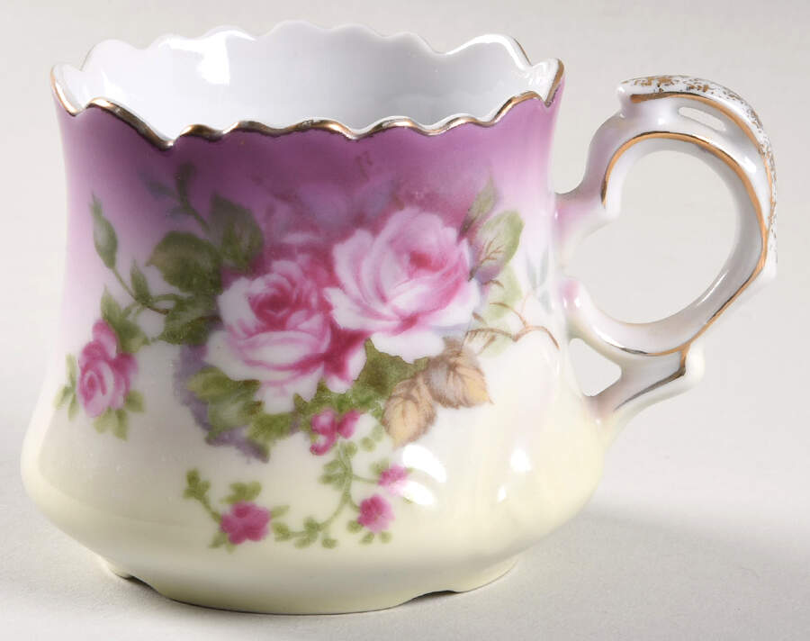 Heavenly Rose Flat Cup by Lefton-1