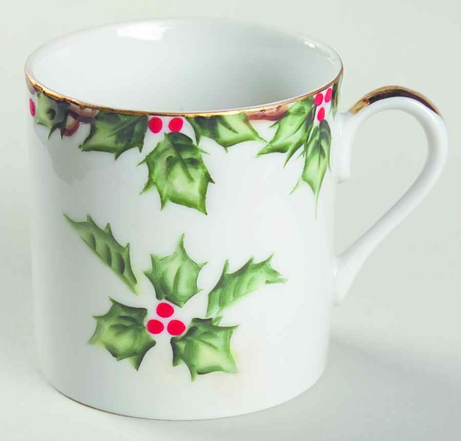 Holly Garland Mug by Lefton-1