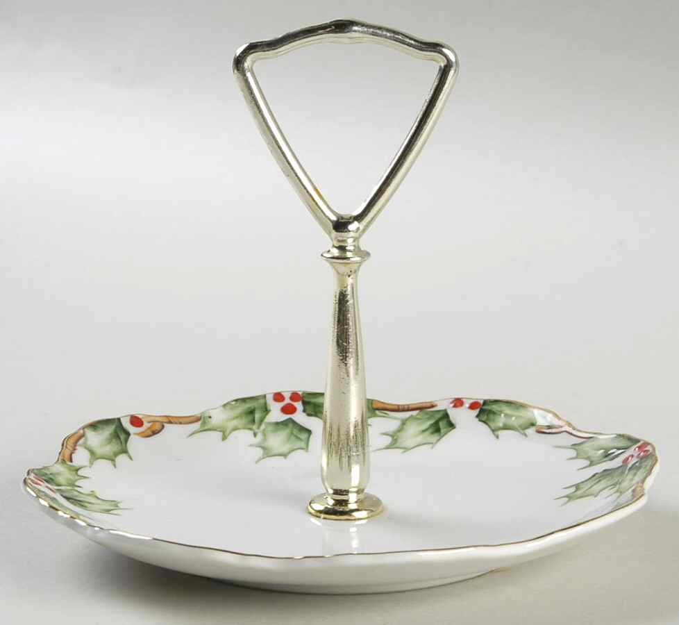 Holly Garland Lemon Dish by Lefton-1