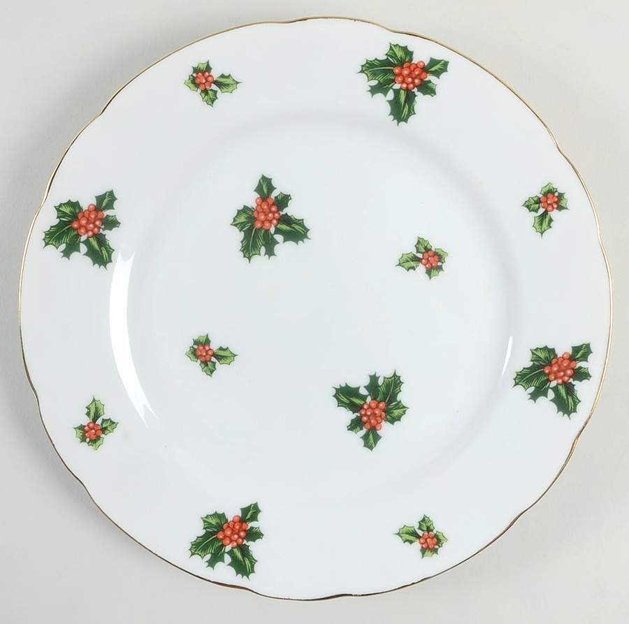 Holly Luncheon Plate by Lefton-1