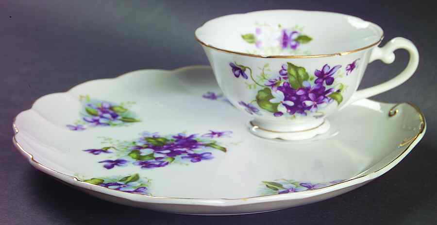 LEF13 Snack Plate & Cup Set by Lefton-1