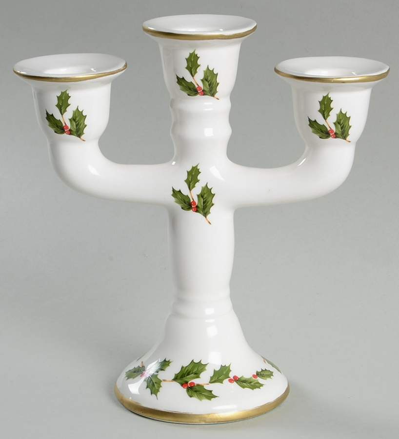 LEF15 Candleholder 3 Light by Lefton-1
