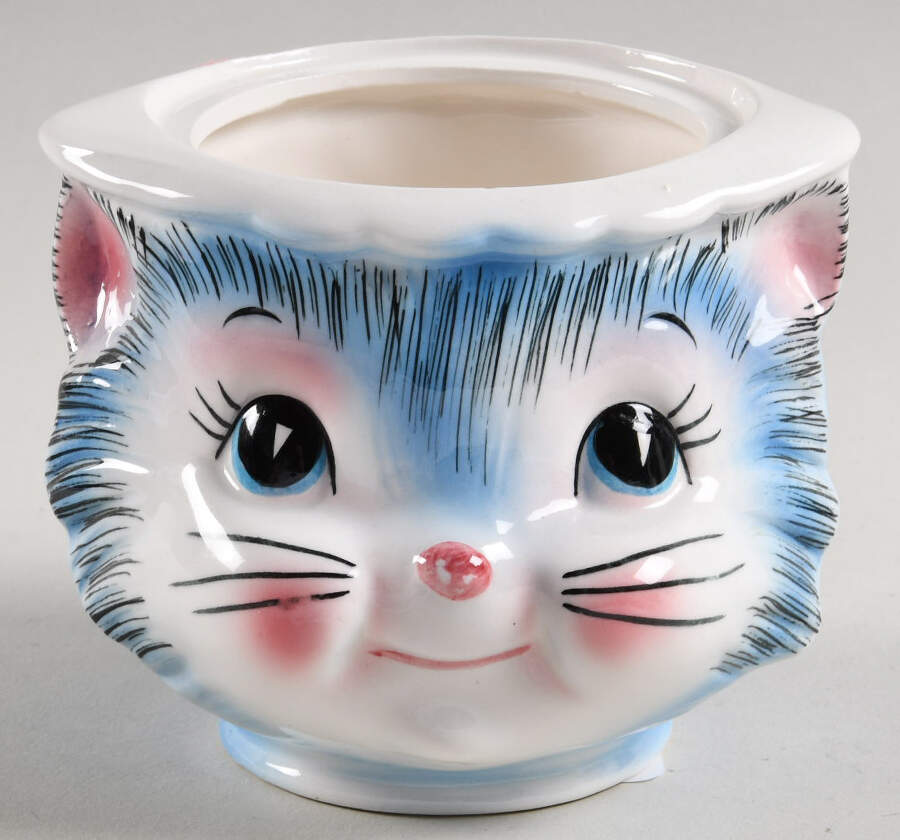 Miss Priss Sugar Bowl No Lid by Lefton-1