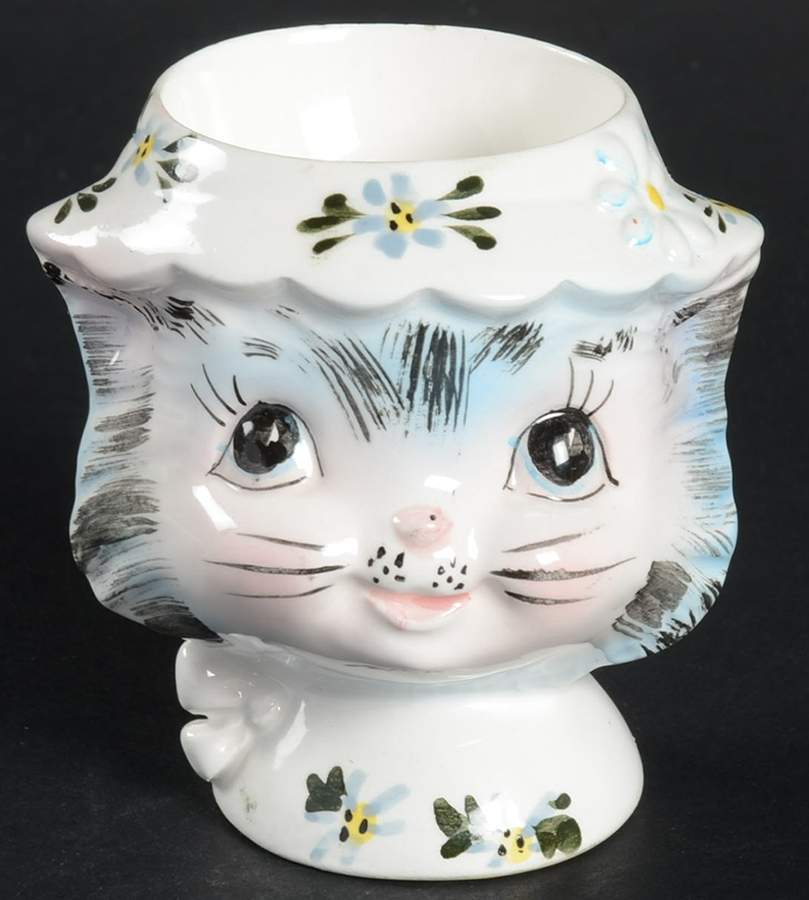Miss Priss Single Egg Cup by Lefton-1