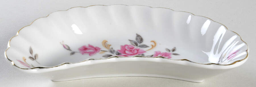 Moss Rose Bone Dish by Lefton-1