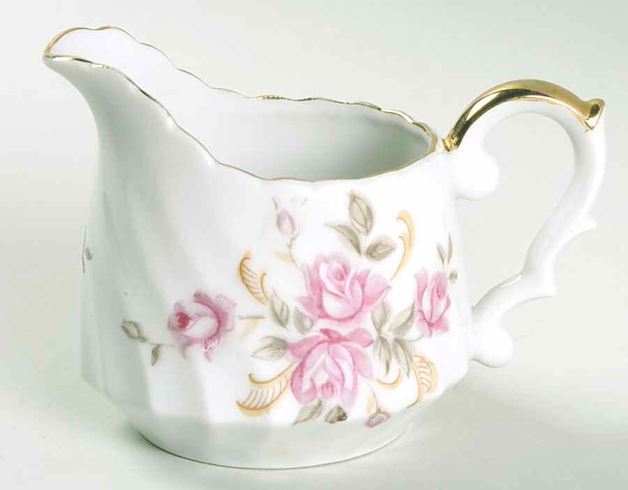 Moss Rose Creamer by Lefton-1