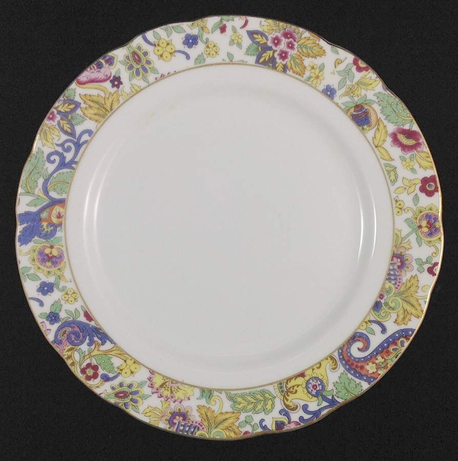 Paisley Fantazia Luncheon Plate by Lefton-1