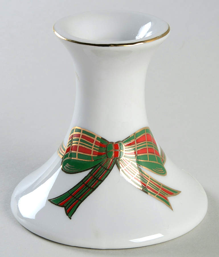 Ribbonia Single Light Candlestick by Lefton-1