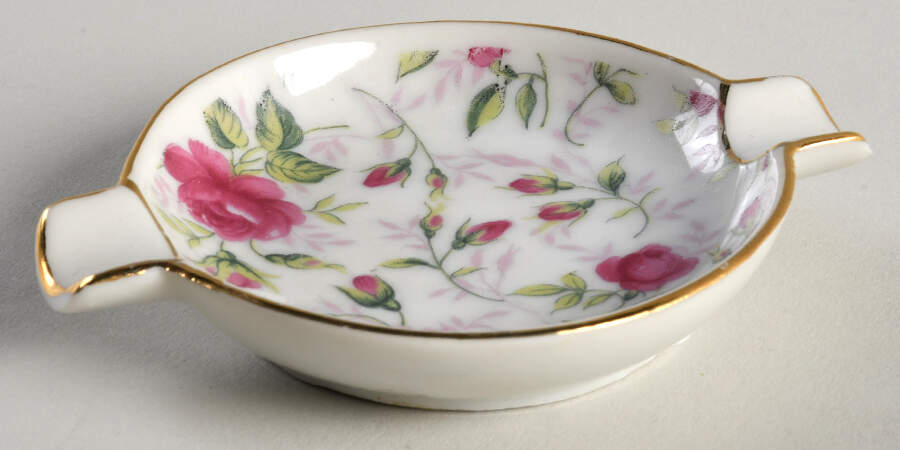 Rose Chintz Small Ashtray by Lefton-1