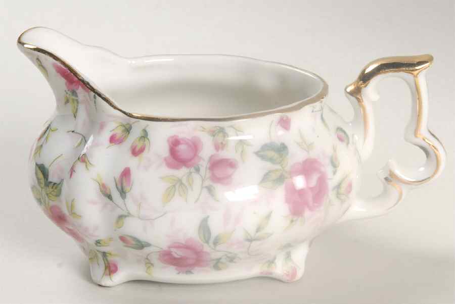 Rose Chintz Mini Creamer by Lefton-1