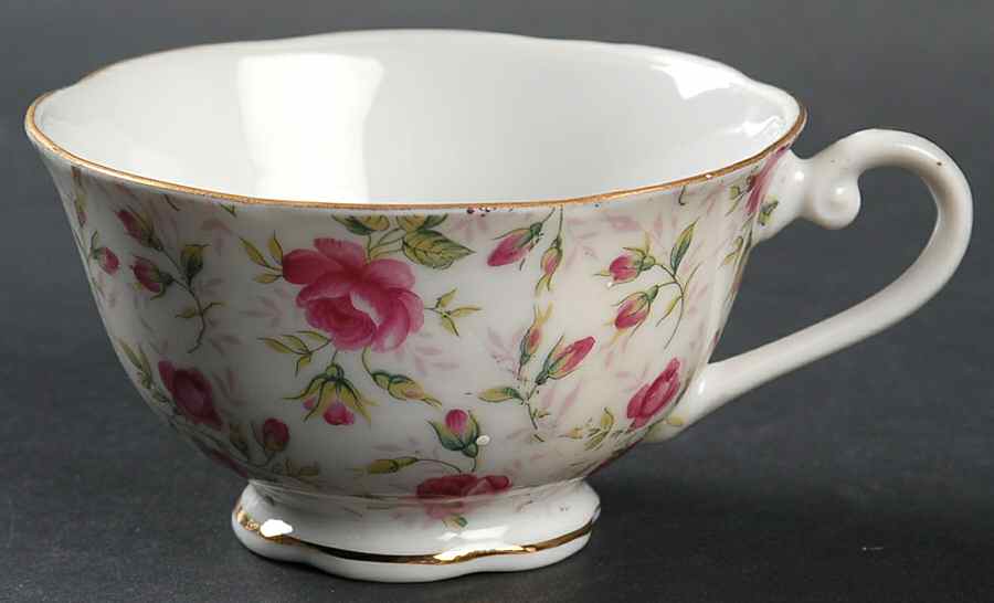 Rose Chintz Snack Cup by Lefton-1