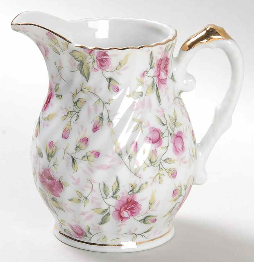 Rose Chintz Creamer by Lefton-1