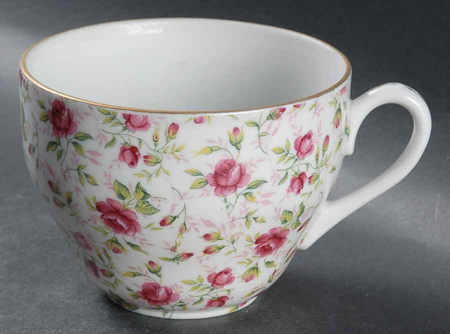 Rose Chintz Oversized Cup by Lefton-1