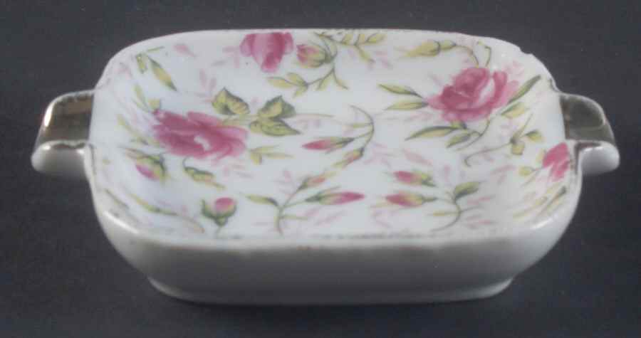 Rose Chintz 3" Ashtray by Lefton-1
