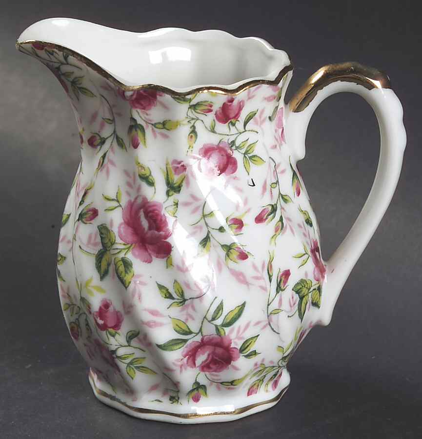 Rose Chintz Creamer by Lefton-1