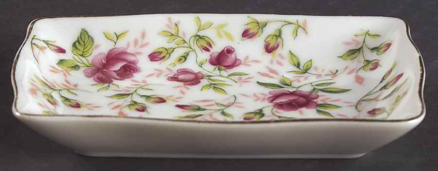 Rose Chintz 4" Ashtray by Lefton-1