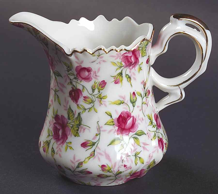 Rose Chintz Creamer by Lefton-1