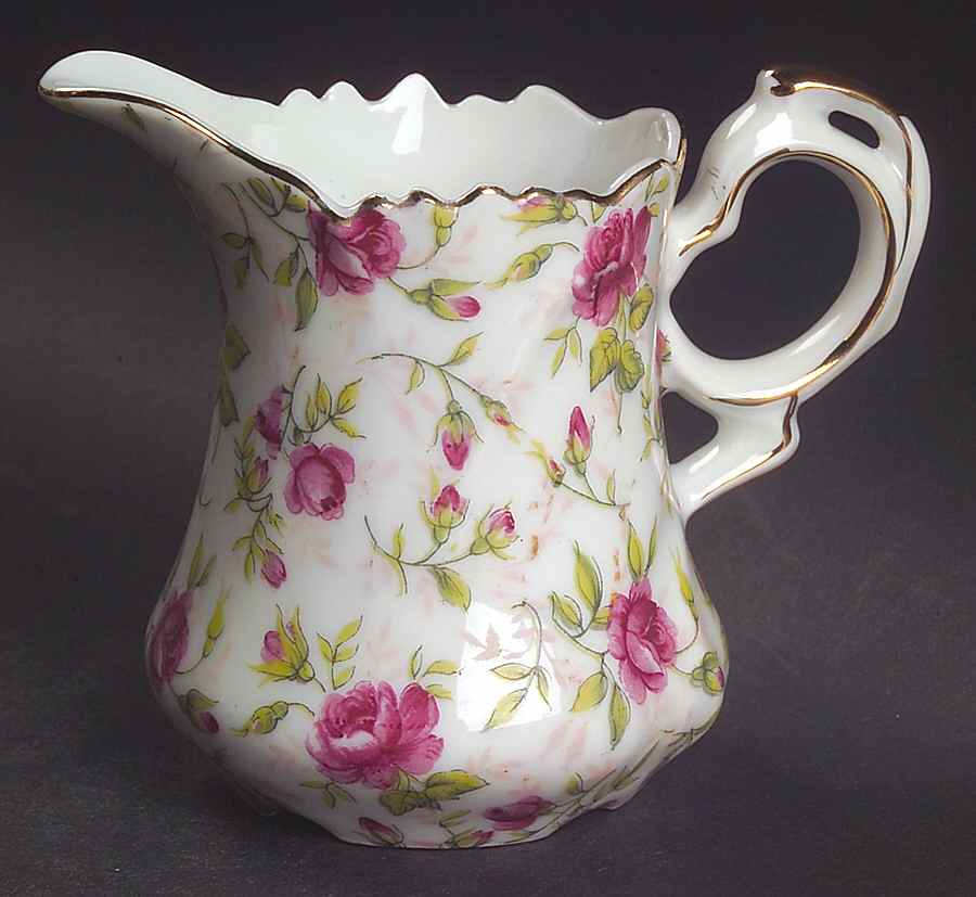 Rose Chintz Creamer by Lefton-1