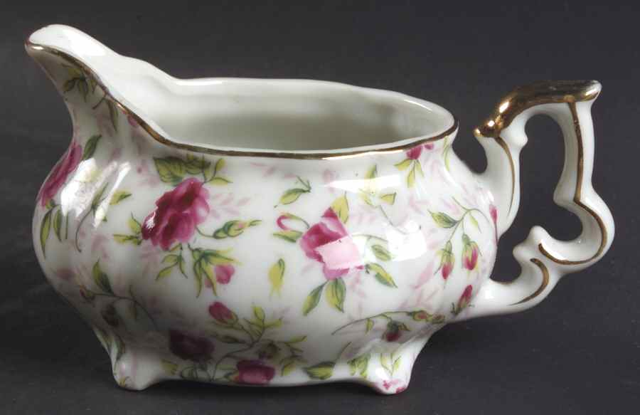 Rose Chintz Mini Creamer by Lefton-1
