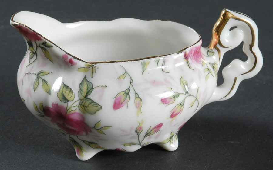 Rose Chintz Individual Creamer by Lefton-1