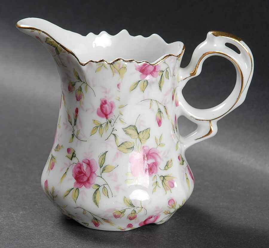 Rose Chintz Creamer by Lefton-1